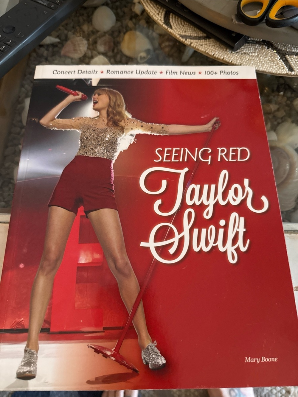 Taylor Swift Seeing Red Softcover Book - Red